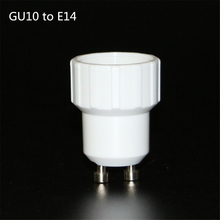 1Pcs Free Shipping GU10( Female Socket ) to E14( Male Plug ) Adapter Socket Base Halogen CFL Light Bulb Lamp Converter Holder 2024 - buy cheap