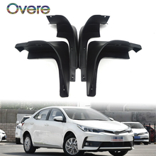 OVERE Car Front Rear Mudguards For Toyota Corolla Altis E140 2007 2008 2009 2010 2011 2012 2013 Styling 1Set Mudflap Accessories 2024 - buy cheap