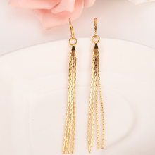 Gold Dubai Charms Jewelry butterfly tassels drop Earrings for women  brincos Vintage girls kids bridal Christmas  gift charms 2024 - buy cheap
