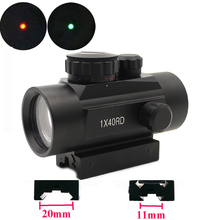 Holographic 1x40 Red Dot Sight Airsoft Red Green Dot Sight Scope Hunting Scope 11mm 20mm Rail Mount Collimator Sight -YZRD40 2024 - buy cheap