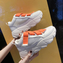 2019 verano malla transpirable zapatos de plataforma casual tendencia Harajuku moda mayor cuña con zapatos de mujer ligeros 2024 - compra barato