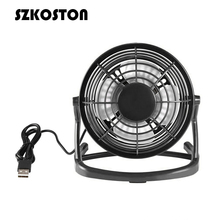 Szkoston portátil usb 4 lâminas refrigerador ventilador de refrigeração dc 5v pequena mesa usb mini ventiladores operação super mudo silencioso computador portátil notebook 2024 - compre barato