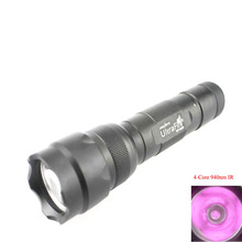 U-F WF-502B 5W 4-Core 940nm Infrared Ray LED Flashlight (1x18650) 2024 - buy cheap