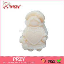 Hot 3D Child /heart shape handmade soap mold animal candle molds silicon mould Chocolate Candy Moulds Form of Cake 2024 - buy cheap