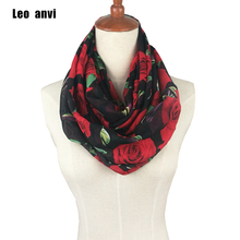 Новый дизайн, женский Шелковый женский шарф, шифоновый хиджаб с цветочным принтом, мягкая шаль, шейные кольца, туба, леопардовый рисунок 2024 - купить недорого