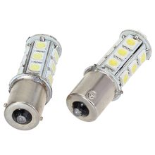 2 uds 12V blanco puro 1156 1157 BA15S 18 SMD 5050 marcha atrás LED señal de giro freno trasero luz de estacionamiento y bombilla de iluminación 2024 - compra barato