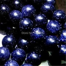 Fashion Style diy  8mm Blue Goldstone Round Jewellery Loose beads 15" 3 pieces/lot fashion jewelry    JT5481 2024 - buy cheap