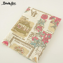 Booksew Home Textile Print Flowers Cotton Linen Fabric Sewing Material Tissu Tablecloth Bag Curtain Cushion Pillow Zakka CM 2024 - compre barato