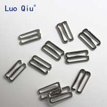 Luo Qiu 20mm painted silver type 9 metal bar Buckles clips for Lingerie Adjustment accessories DIY belt buckle garmet 30pcs/lot 2024 - buy cheap