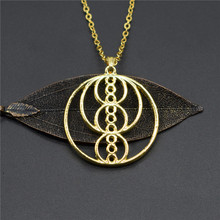 Sacred necklaces Fibonacci Golden ratio pendant necklaces for women geometry jewellery 2024 - buy cheap
