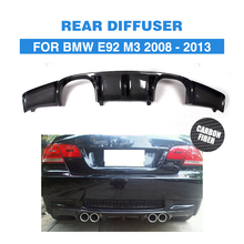 Alerón difusor de labio de parachoques trasero de fibra de carbono para BMW Serie 3, E92, M3, 2008-2013, piezas de personalización de automóviles 2024 - compra barato