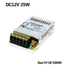 Power Supply DC12V 2.1A 25W Lighting Transformer AC100-240V to DC12V LED Driver Switch Adapter for LED Strip Light 2024 - buy cheap