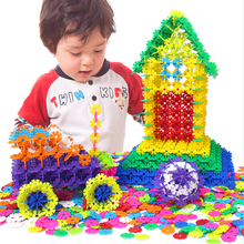 Blocos de construir de plástico, blocos 3d de construção de flocos de nece, blocos educacionais de construção diy, brinquedos para aprendizado inicial de crianças, presente para crianças, 400 2024 - compre barato