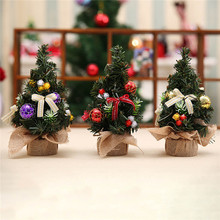 Mini Artificial Christmas Tree Xmas Home Living Room Bedroom Christmas Decoration Products Supplies 2024 - buy cheap