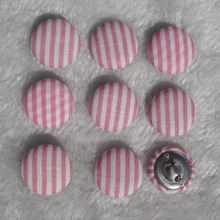 Free shipping 100pcs/lot 20mm 2cm diy handmade print cloth fabric cover button cloth covered buttons component with shank E239 2024 - buy cheap