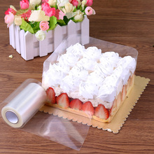 1 rollo de cinta transparente para envolver, utensilios de decoración de pasteles, para hornear pasteles, Mousse, DIY 2024 - compra barato