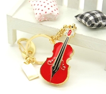 Хрустальная скрипка персонализированный брелок подарок ювелирные изделия Usb флэш-накопитель 8 ГБ 16 ГБ 32 ГБ 64 Гб флэш-накопитель флэш-карта памяти 2024 - купить недорого