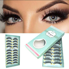 DINGSEN 10pairs natural false eyelashes fake lashes long makeup 3d mink lashes eyelash extension mink eyelashes for beauty 2024 - buy cheap