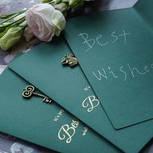 105mm*172mm Letter Set Paper Envelope Vintage Metal Decoration Greeting Card Envelopes For Invitations  Card Wedding Envelope 2024 - buy cheap