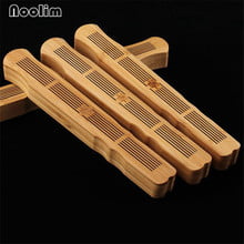 Bamboo Incense Burner Handmade Hollow Incense Plate Holder Retro Zither Shape Aromatherapy Censer Home Office Decor Ornaments 2024 - buy cheap