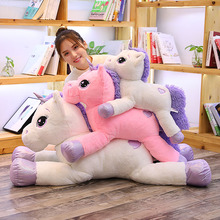 60/80/110cm Lovely Unicorn Plush Toys Soft Stuffed Cartoon Unicorn Dolls Cute Animal Horse Toys for Children Girls gift 2024 - buy cheap