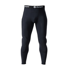 Kuangmi calça legging de compressão apertada masculina, calça de compressão para treino esportivo corrida e basquete de secagem rápida 2024 - compre barato