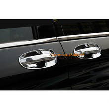 Car protection detector stick frame lamp trim ABS Chrome door handle bowl for Mercedes Benz Vito W447 2017 2018 2019 2024 - buy cheap