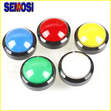 5pcs / Lot 60mm Dome Shaped LED Illuminated Arcade Button with Microswitch For Arcade Game Coin Machine 2024 - buy cheap