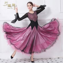 Lady Ballroom Dance Dress Girls Dancing Competition Suit Women Tango Flamenco Waltz Dancing Customes Fox Trot Suit  D-0373 2024 - buy cheap