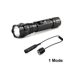 Lanterna tática ultrafire com controle remoto, lanterna com led para caça, flash, bateria 18650, 2024 - compre barato