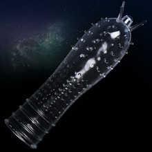 Soft Crystal Penis Extension Enlargement Reusable Cock Sleeve Delay Condom Penis Increase Sex Toys for Men 2024 - buy cheap