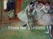 Reprodução da pintura a óleo em tela de linho, grupo de dançarinos de editor degas, frete grátis, artesanal, pinturas a óleo de alta qualidade 2024 - compre barato