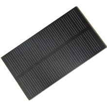 BUHESHUI Wholesale 1W 5V Solar Cell Solar Module Monocrystalline PET Solar Panel DIY Solar Charger 107*61MM 50pcs Free Shipping 2024 - buy cheap