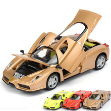 Enzo-carro de brinquedo em escala 1:32, modelo de veículo esportivo para crianças, modelos de liga metálica, para corrida, 15cm 2024 - compre barato