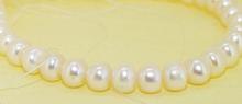 Unique Pearls jewellery Store,Freshwater Cultured Pearl Loose Beads,White Color 8-9mm Real Pearl Jewelry,LC3-109 2024 - buy cheap