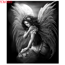 5D full drill square diamond painting angel girl pictures of rhinestones embroidery with diamonds mosaic diy cross stitch crafts 2024 - buy cheap