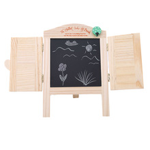 Mini Cute Black Small Blackboard Wooden Chalkboard Fun Baby Children Early Educational Sketchpad Drawing Toys 2024 - buy cheap
