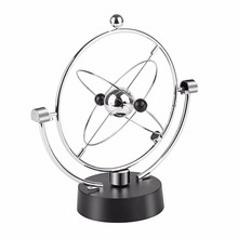 Balanço magnético cinética orbital artesanato decoração de mesa perpétuo equilíbrio celestial globo newton pêndulo casa ornamentos 2024 - compre barato
