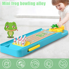 Mini 3D Frog Bowling Table Games Launcher Toy For Children Kids Parent-child Interaction YH-17 2024 - buy cheap