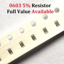 200PCS/lot SMD Chip Resistor 0603 36K/39K/43K/47K/51K/Ohm 5% Resistance 36/39/43/47/51/K Resistors Free Shipping 2024 - buy cheap