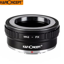 K&F CONCEPT M42-FX II DSLR Camera Lens Mount Adapter for M42 Screw Mount Lens to for Fujifilm FX Lens X-series Microless camera 2024 - buy cheap