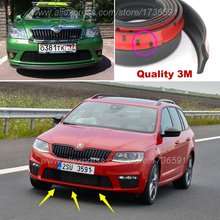 Bumper Lip Deflector Lips For Skoda Octavia A2 A5 A7 Laura Fabia Rapid Superb Yeti Roomster Front Spoiler Skirt Body Kit Strip 2024 - buy cheap