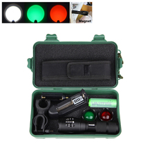 5000 Lumen 5 Modes XM-L T6 LED Tactical hunting Flashlight White&Green&Red Zoomable High power Waterproof Gun Weapon Light 2024 - buy cheap