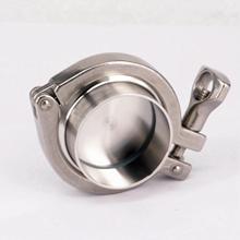 A Set 51mm 2" Sanitary 304 Stainless steel Tri Clamp Weld Ferrule + Tri Clamp + Silicon Gasket + End Cap 2024 - buy cheap