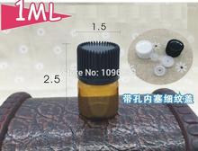 1ML Glass Penicillin Bottle, 1G Essential Oil Vials, Brown Essential Oil bottles, Small Cosmetic Oil Bottles, 100pcs/Lot 2024 - buy cheap
