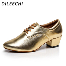 DILEECHI Silver Latin dance shoes adult female autumn and winter high-heeled dance shoes 2024 - buy cheap