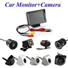 4.3Inch Auto Parking System display HD Car Rearview Mirror Monitor with 170 Degrees Waterproof Car rear view camera 2024 - buy cheap