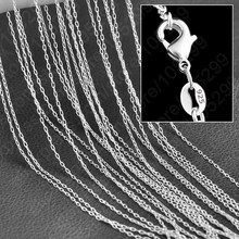 New Arrival Women Classic Silver Jewelry 16-30 Inch 925 Sterling Silver Necklace Chains Link Chain For Pendant Wholesale 2024 - buy cheap