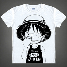 ONE PIECE Luffy Chopper Robin T Shirt Anime Japanese Famous Animation Novelty Summer Men's T-shirt Cosplay Costume Clothing 2024 - buy cheap