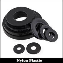 120pcs M2.5 M2.5*5*1 M2.5X5X1 Black Nylon Plastic Plain Gasket Insulating  Flat Washer 2024 - buy cheap